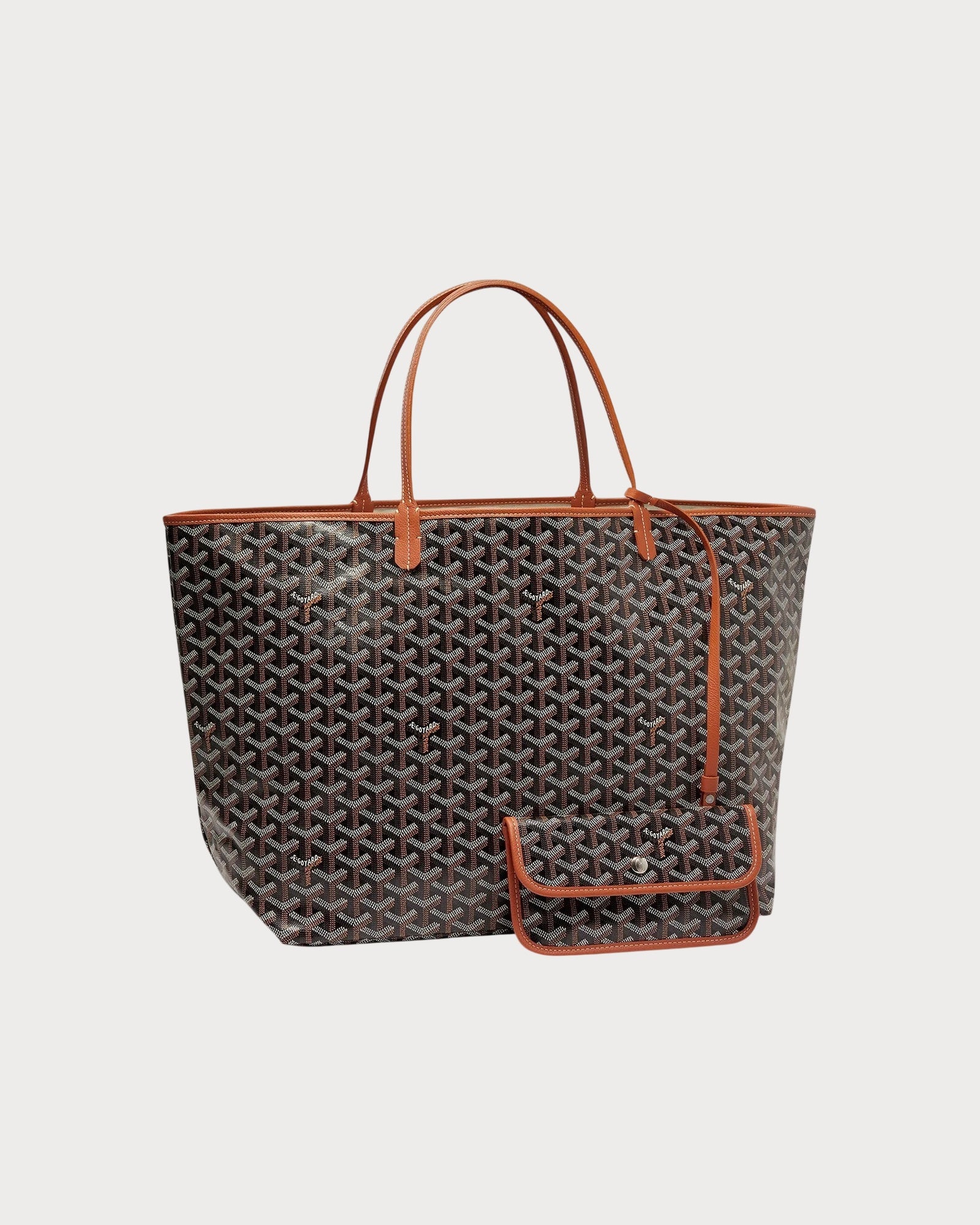 GOYARD Saint Louis Bag Goyardine Canvas & Calfskin(GM/Many