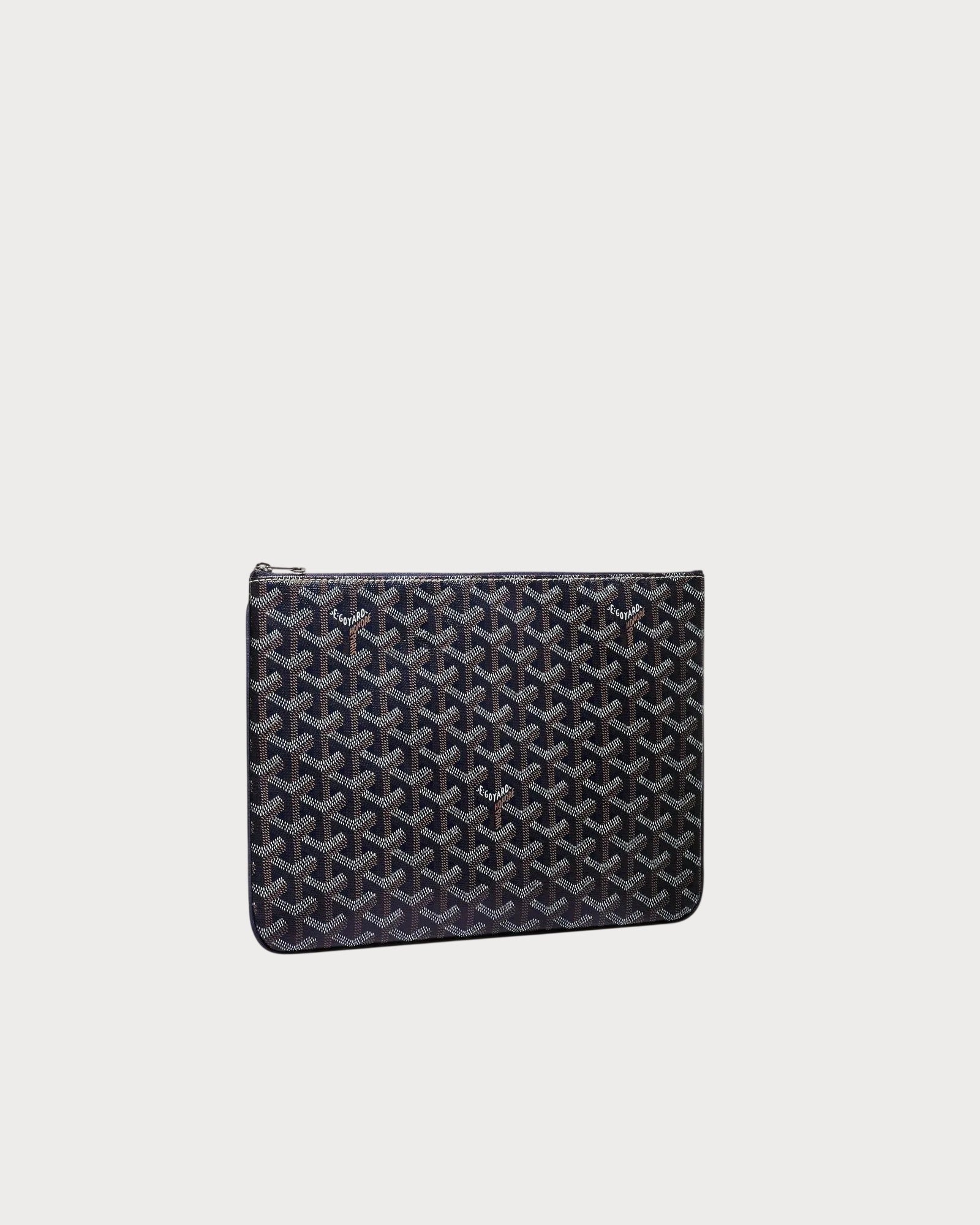 Goyardコース GOYARD Senat Pocket Goyardine Canvas & Calfskin(MM/Many