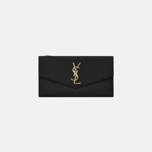 YSL SAINT LAURENT Uptown Large Wallet | 聖羅蘭 銀包 (Black)